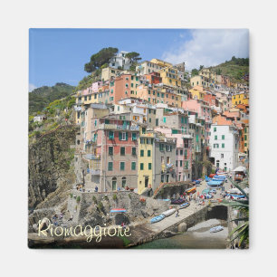 Dorf Riomaggiore, Cinque Terre, Italien Magnet