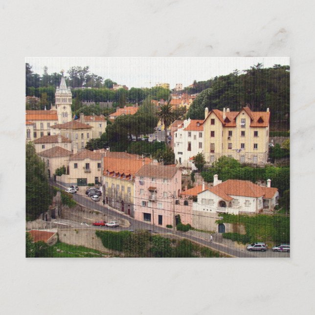 Dorf Sintra in Portugal Postkarte (Vorderseite)