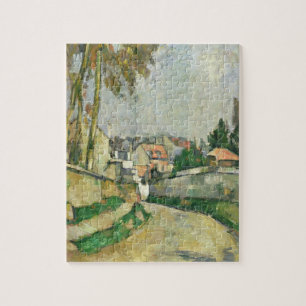 Dorf-Straße, 1879-82 (Öl auf Leinwand) Puzzle