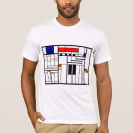 Dorf-Straßen quadrierten T-Shirt