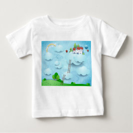 Dorf über den Wolken Baby T-shirt