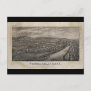 Dorf Wyoming, Wyoming Valley Pennsylvania Postkarte