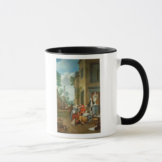 DorfbewohnerMerrymaking Tasse (Rechts)