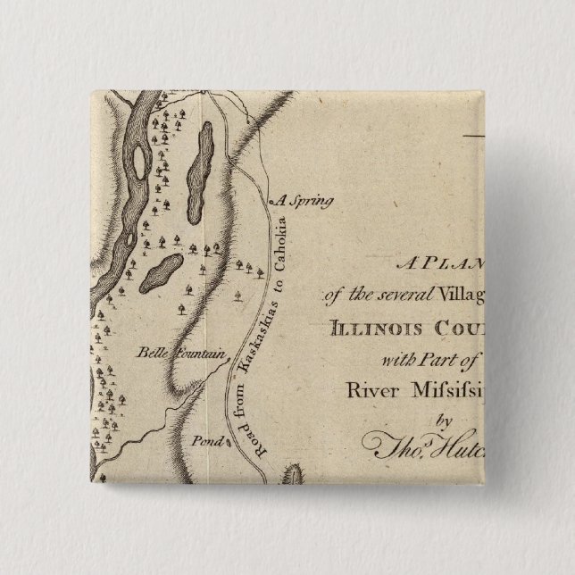 Dörfer im Illinois-Land Button (Vorderseite)