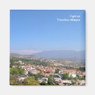 Dörfer in den Troodos-Bergen in Zypern Magnet