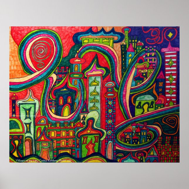 Dörfer meines Lebens Poster (Vorne)