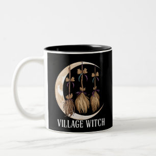Dorfhexe Gothic Okkult Wicca Heidnische Natur Zweifarbige Tasse