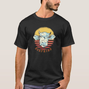 Dorfkind Cow Motif Sprichwort für Dorfbub und T-Shirt