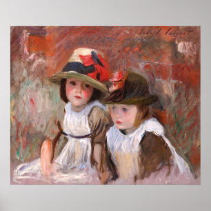 Dorfkinder (1890) von John Singer Sargent Poster