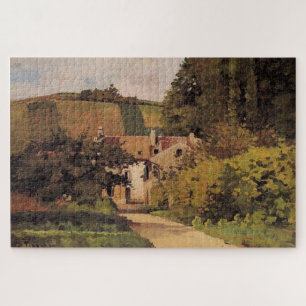 Dorfkirche (1868) von Camille Pissarro Puzzle