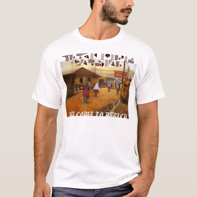Dorfleute 2, WILLKOMMEN NACH AFRIKA, Lagos STA… T-Shirt (Vorderseite)