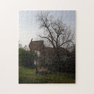 Dorfschild aus den 50er Jahren Puzzle