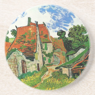 Dorfstraße in Auvers, Vincent van Gogh Getränkeuntersetzer