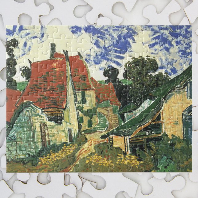 Dorfstraße in Auvers von Vincent van Gogh Puzzle (Von Creator hochgeladen)