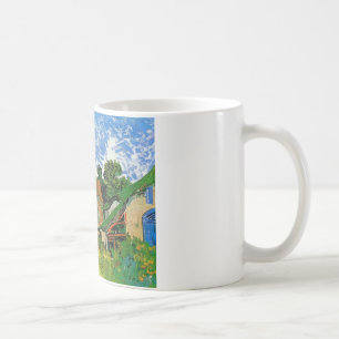 Dorfstraße in Auvers von Vincent Van Gogh Tasse