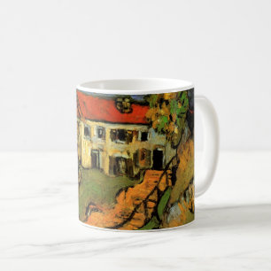 Dorfstraße und Treppe Auvers, Figuren Kaffeetasse