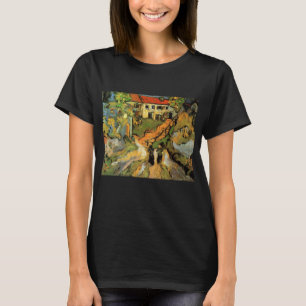 Dorfstraße und Treppen Auvers, Figuren T-Shirt