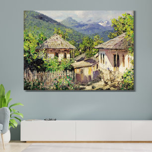 Dorfszene von Dubovskoy, 1911 Leinwanddruck