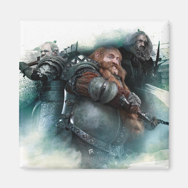 Dori, Bombur und Oin Graphic Magnet (Vorne)
