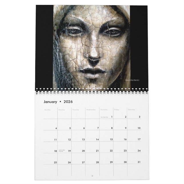 Dori Hartley Kunst-Kalender - die Malereien 2 Kalender (Jan 2026)