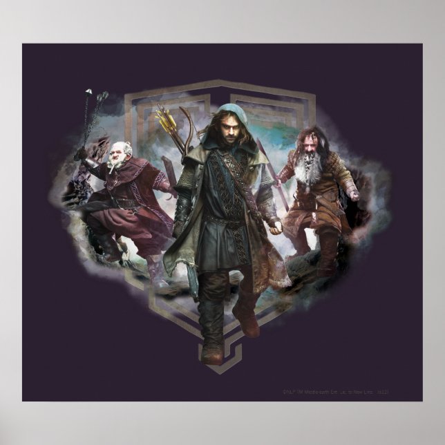 Dori, Kili und Bifur Poster (Vorne)