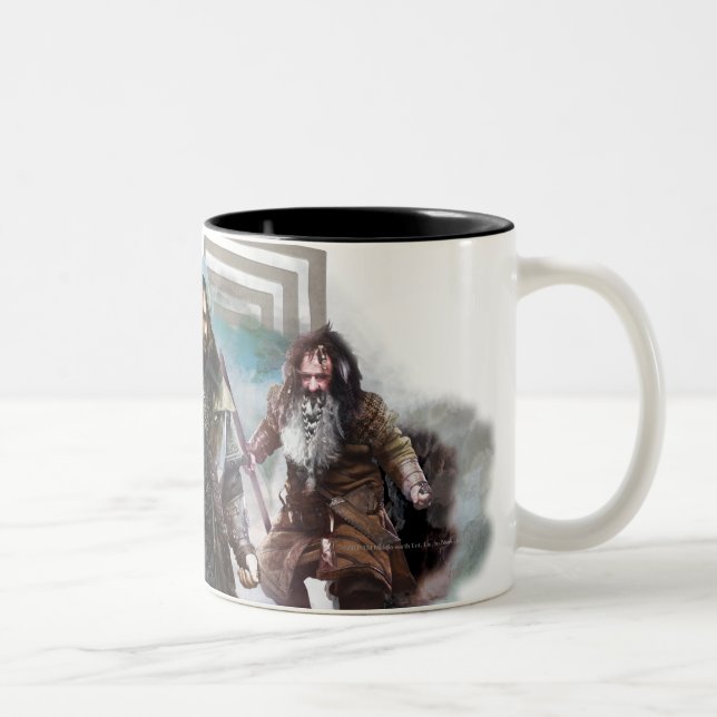 Dori, Kili und Bifur Zweifarbige Tasse (Rechts)