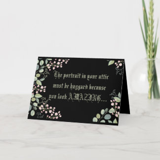 Dorian Grau Geburtstagskarte Karte