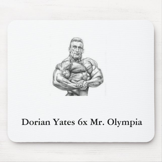Dorian Yates Olympia-Mausunterlage Mousepad (Vorne)