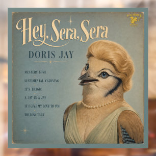 Doris Jay Album: eine Parodie Fensteraufkleber