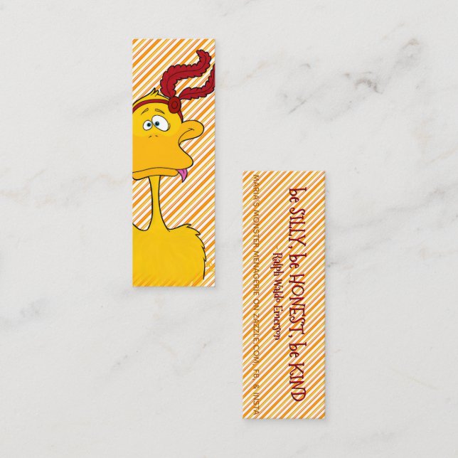 Doris, w/quote, Glückskarten Mini Visitenkarte (Vorne/Hinten)