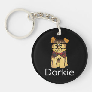 Dorkie Funny Dorky Yorkie Dog Schlüsselanhänger