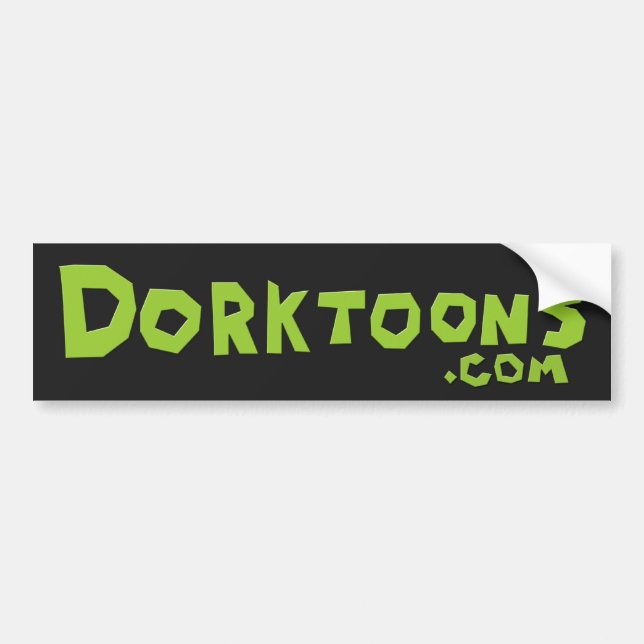 Dorktoons Autoaufkleber (Vorne)