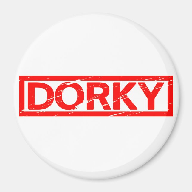 Dorky-Briefmarke Magnet (Vorne)