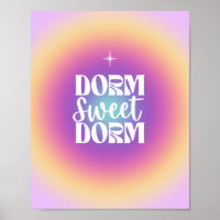 Dorm Sweet Dorm Fuchsia & Aqua Gradient Aura