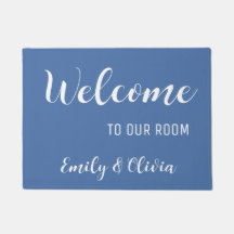 Dorm Zimmertür mit Namen(en)