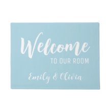 Dorm Zimmertür mit Namen(en)