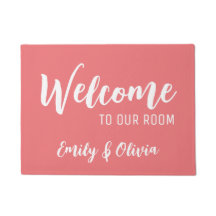 Dorm Zimmertür mit Namen(en)