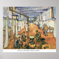 Dormitory im Krankenhaus in Arles von van Gogh