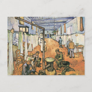 Dormitory im Krankenhaus in Arles von van Gogh Postkarte