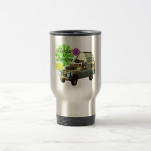 Dormobile glücklicher Lagerbewohner-Tasse Reisebecher