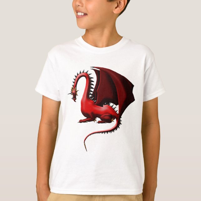 Dorn, der rote Drache T-Shirt (Vorderseite)