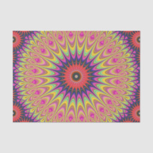 Dornen-Mandala Seidenpapier