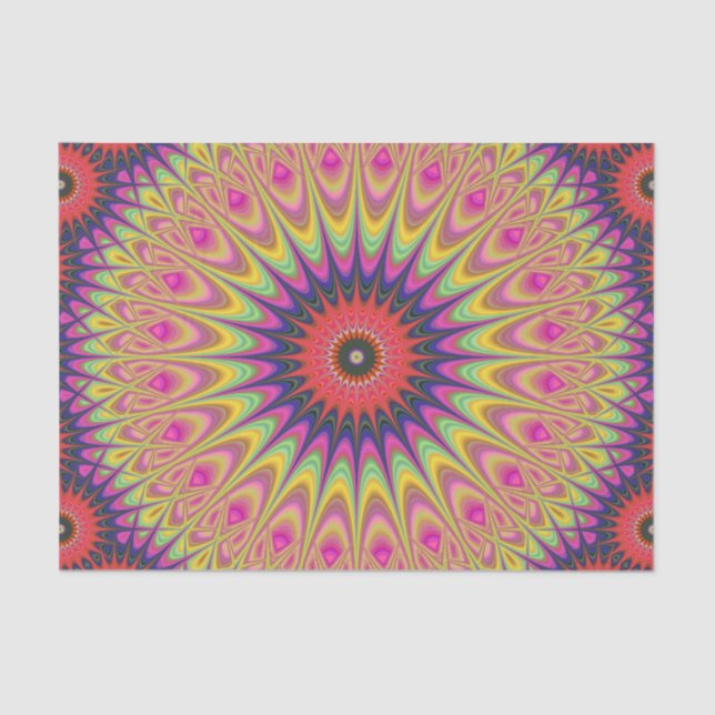 Dornen-Mandala Seidenpapier (Vorderseite)