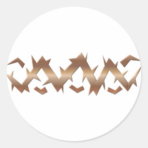 Dornenkrone - Karfreitag Runder Aufkleber