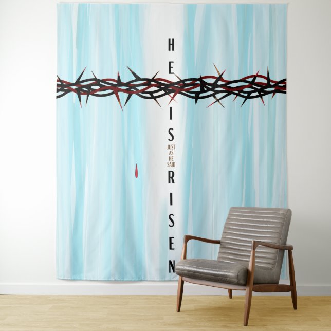 Dornenkronenkreuz Wandteppich (Beispiel)