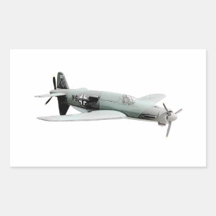 Dornier 335 Flugzeug Rechteckiger Aufkleber