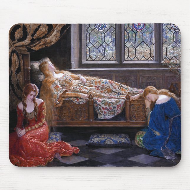 Dornröschen, ca. 1921 von John Collier Mousepad (Vorne)
