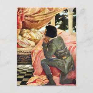 Dornröschen Postkarte