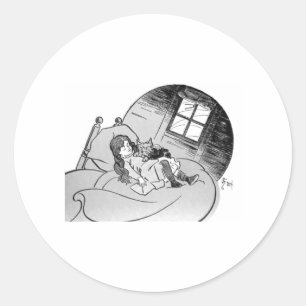 Dorothee & Toto Runder Aufkleber