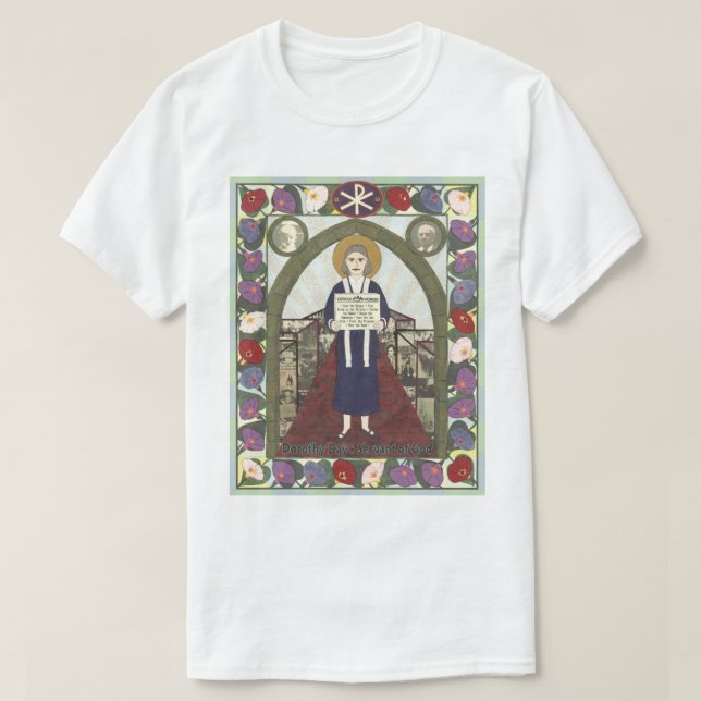Dorothy Day Icon T-Shirt (Design vorne)